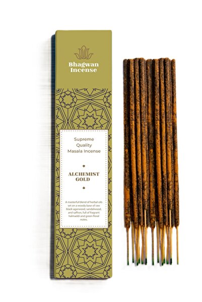Bhagwan Incense Aurul Alchimistului - bețișoare parfumate masala naturale pre...