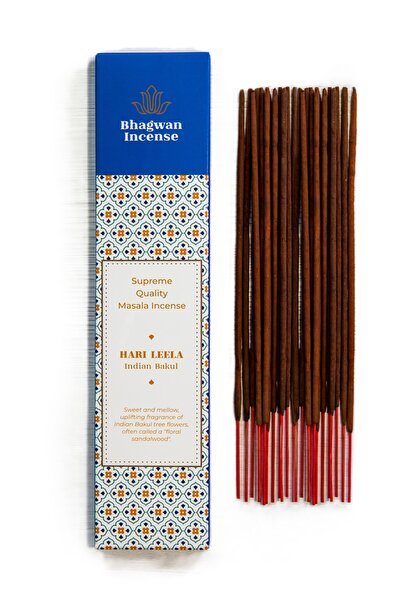 Bhagwan Incense Hari Leela - bețișoare parfumate masala naturale premium, 15g