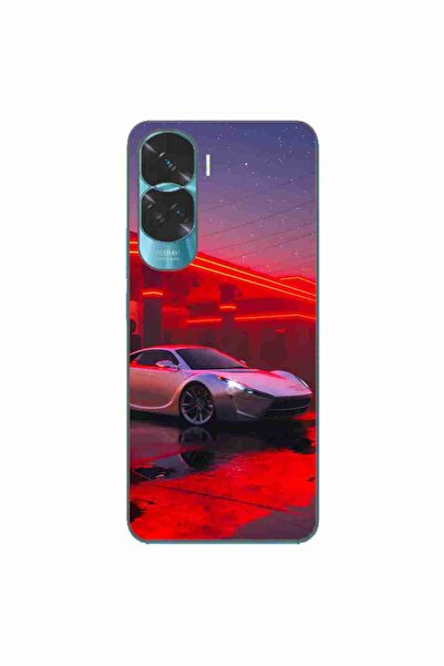 OEM Husa compatibila cu Honor 90 Lite 5G Silicon Gel Tpu Model Future Car