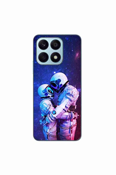 OEM Husa compatibila cu Honor X8a Silicon Gel Tpu Model Astronauts Couple