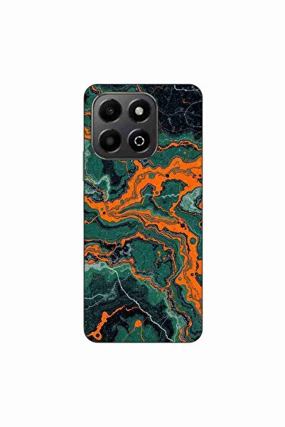 OEM Case compatible with Honor X6b Silicone Gel Tpu Pattern Soft Jade Marble
