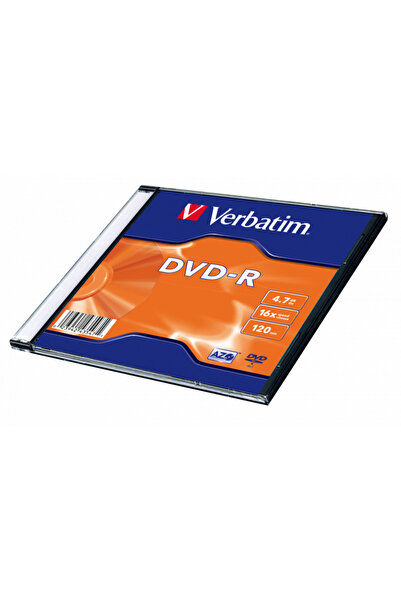 Verbatim DVD-R [ slim jewel case | 4,7GB | 16x ]