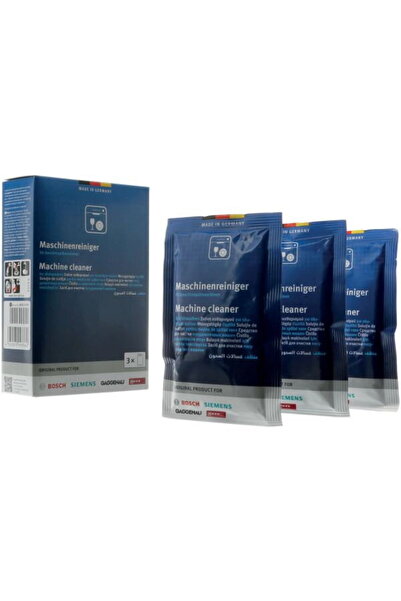Bosch Set de 3 plicuri pentru mașini de spălat vase, îndepărtează eficient gr...