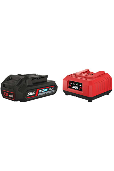 Skil Charger and Battery Set BC1E3111AA, 20V Max (18 V) 4.0Ah Keep Cool Li-Ion