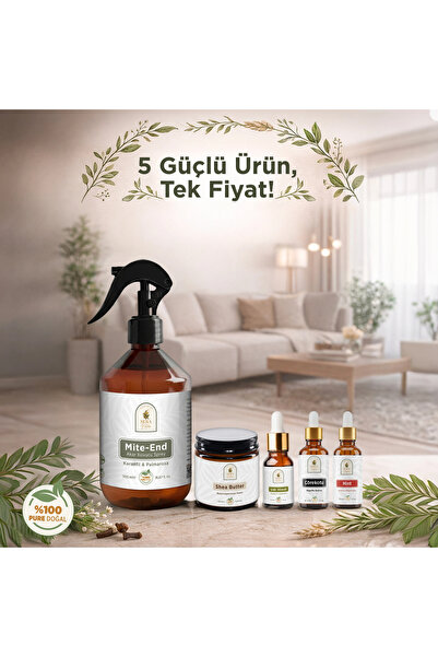 Sera Natura Süper 5’li Doğal Yağ ve Akar Kovucu Sprey Özel Seti