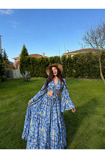 AYZEY ETNİK DESEN İKİLİ TAKIM