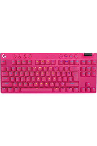 logitech Gaming G PRO X TKL Lightspeed keyboard, Magenta