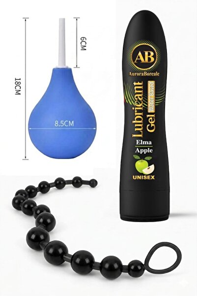 AuroraBoreale Büyük Boy Elmalı Kayganlaştırıcı Jel Temizleme Pompası Boncuk A...
