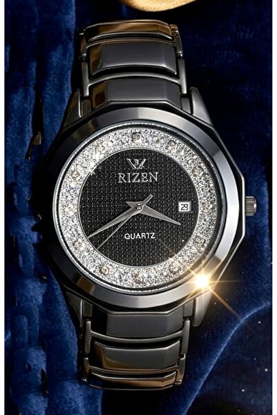 RIZEN Men’s Stainless Steel Watch – Analog Quartz – Timeless Brilliance – For...