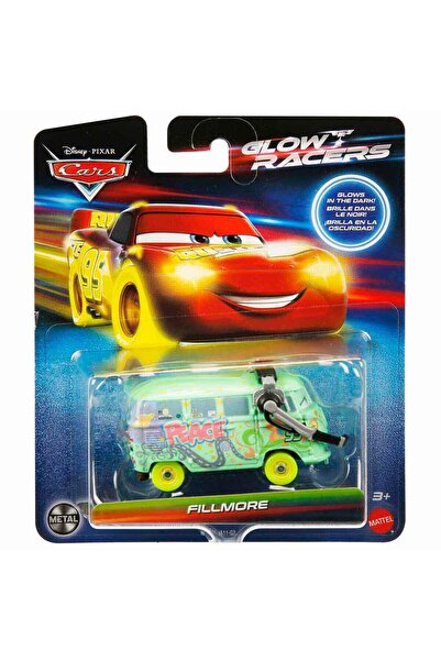 HOT WHEELS Fillmore Cars Glow-In-The-Dark Racers Single Character Vehicles Hp...