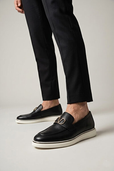 MARCOMEN 152-23022 S-1 Black Genuine Leather Men's Shoes