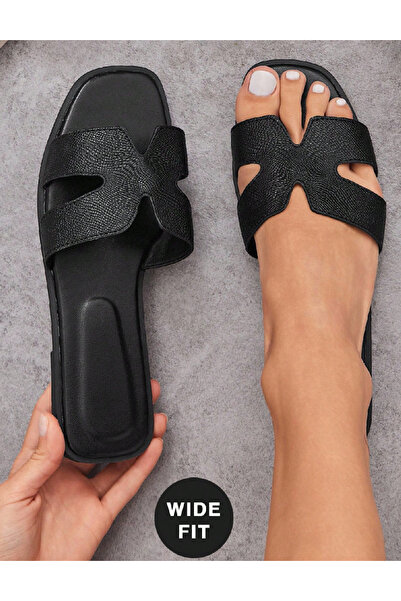 Evendi Slippers, Black