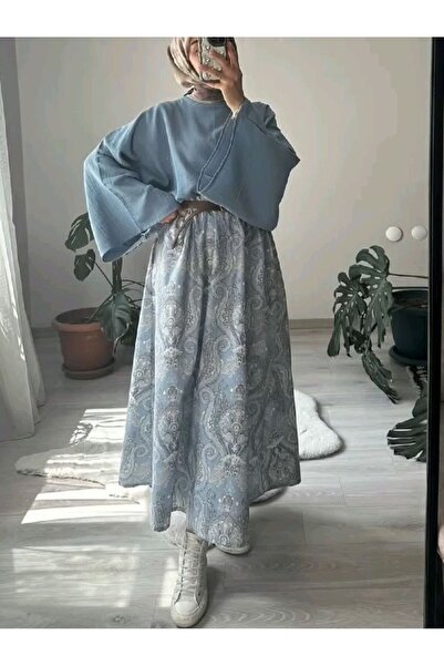 Efira Wide-Sleeve Muslin Blouse