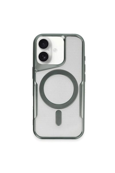 OEM Apple iPhone 16 Case Boyi Magsafe Silicone Cover - Green