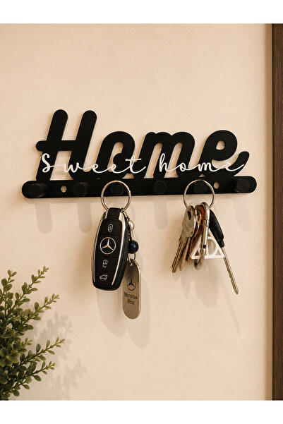 ModuLab 3D Sweet Home Written Decorative Keychain Hanger – Home Entrance Key ...