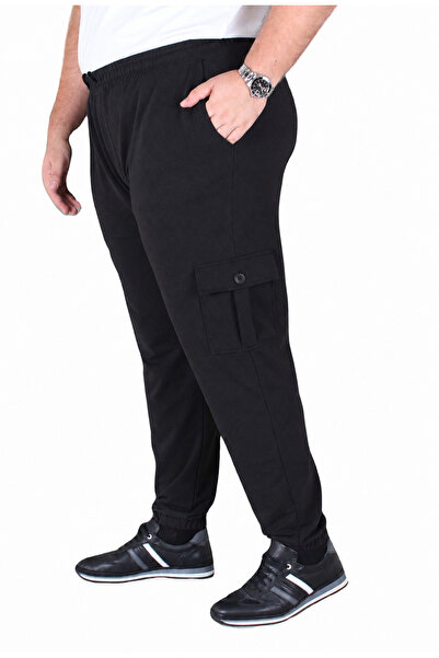 MocGrande Large Size Men's Plain Commando Sweatpants 22520 Fume