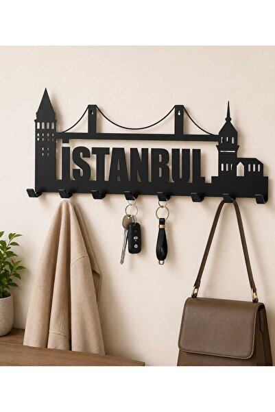 TUKAHOME&DESİNG Metal Askı, Çanta, Mont Askılık, Hol Askısı, Giriş Askılık