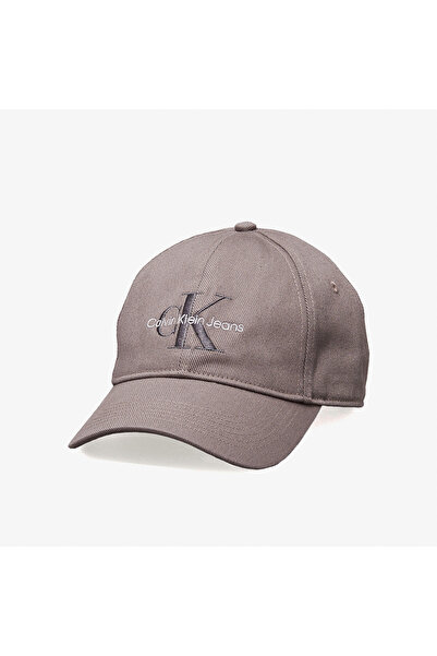Calvin Klein Monologo Embroidery Baseball Erkek Gri Şapka