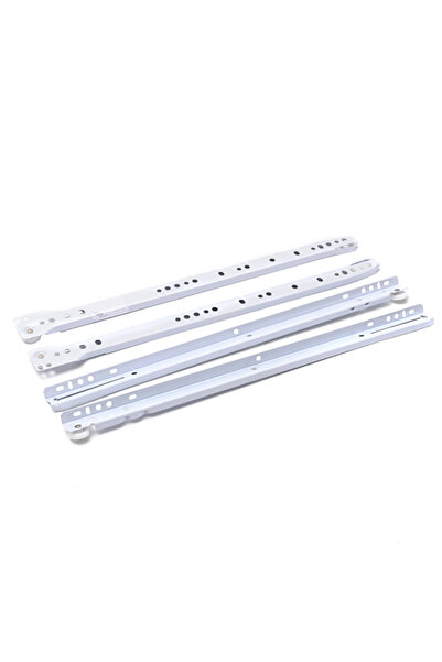 Lawazim 18inch Drawer Slides 4 Piece 2 Pair Side Mount Roller Runner Set for ...