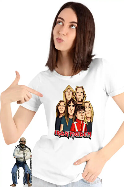 OEM Iron Maiden Women's T-Shirt Cartoon Heavy Metal