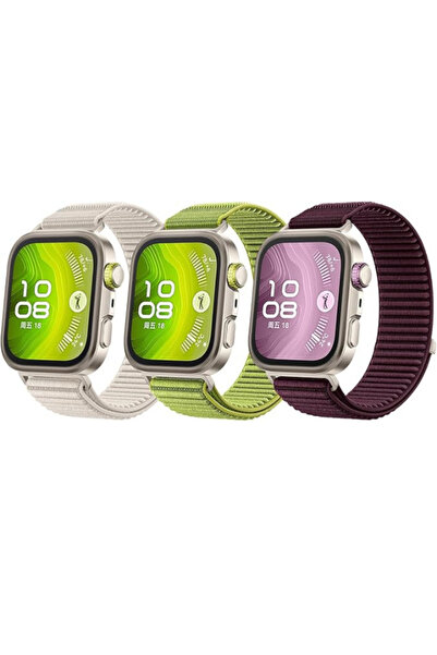 SilverCars Huawei Watch Fit 5 / 5 Pro / 4 / 4 Pro / 3 Uyumlu Premium Spor Loo...