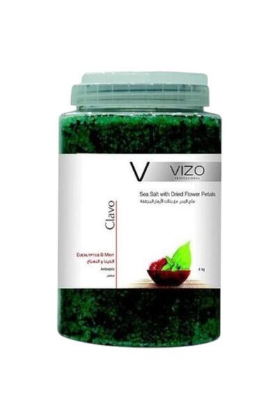 Vizo ملح البحر مع بتلات الازهار بالكينا والنعناع من فيزو - 4000 جرام