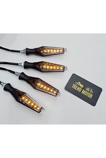 monero Sinyal Takım 4 Adet Çift Yön Led Park Modu Mavi - Motosiklet CG CUB Çİ...