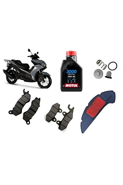 MOTOHANE Rks Arome 125 Motul Yağ Bakım Seti Ön-Arka Balata ve Hava Filtresi