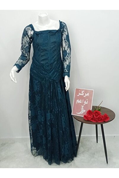 NAWAEIM Evening & Prom Dress - Green - Long