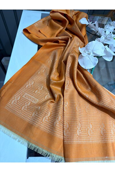 ipekevi MONOGRAM COTTON SILK SHAWL