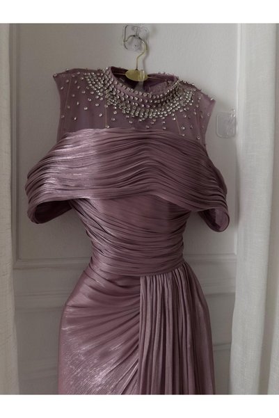 leen fashion فستان سهرة كرنكل