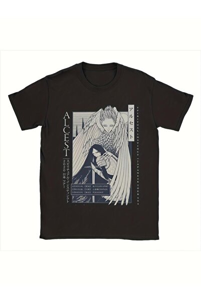 bolivia's Men's ALCEST Band Merch T-Shirt - Heavyweight Tee with Iconic Print...