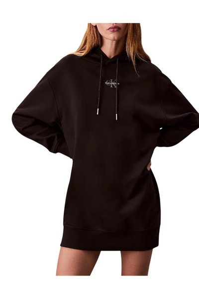 Calvin Klein Γυναικείο Φούτερ Φόρεμα Μαύρο LV047D229G-UB1
