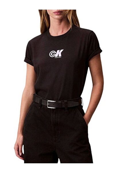 Calvin Klein Γυναικείο T-shirt Μαύρο LV047C839G-UB1