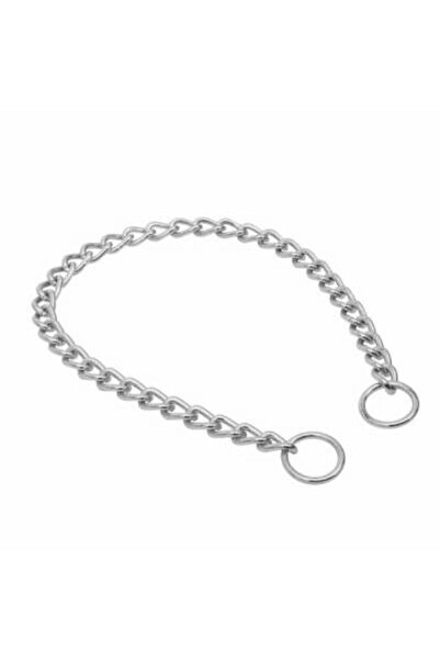 CRİSTAL طوق تدريب مطلي بالكروم بسلسلة 3.5x55 55 سم
