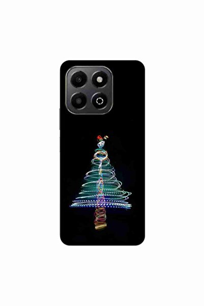 OEM Husa compatibila cu Honor X6b Silicon Gel Tpu Model Craciun Brad Neon