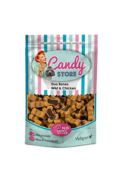 VADIGRAN Candy Duo Bones Μαλακές Λιχουδιές Ελαφιού & Κοτόπουλο για Σκύλους 180gr