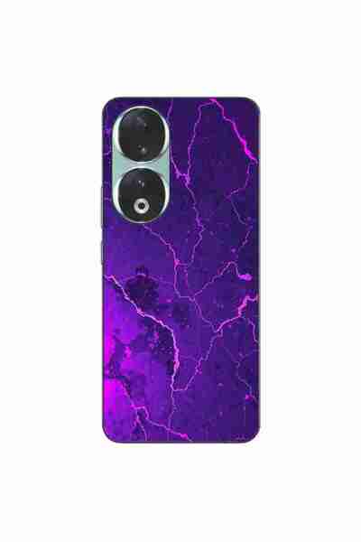 OEM Husa compatibila cu Honor 90 5G Silicon Gel Tpu Model Ultraviolet Marble ...