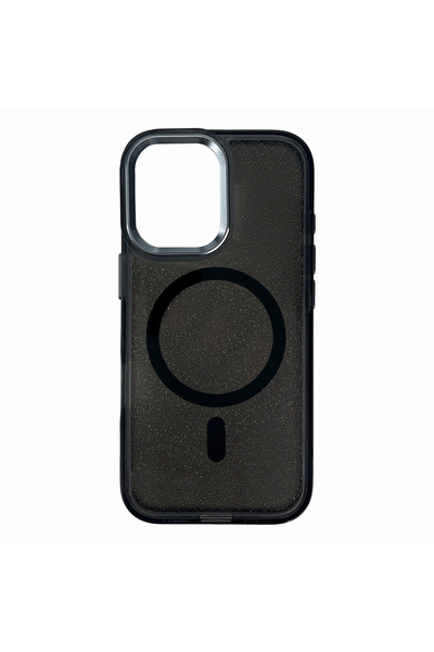 OEM Glitter TPU MagSafe-Compatible Case for Samsung Galaxy A37 5G, Black