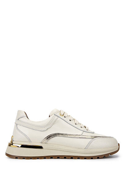 Tamer Tanca Kadın Hakiki Deri Bej Sneakers & Spor Ayakkabı