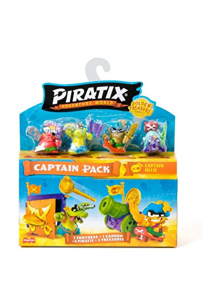 Piratix Set 4 figurine, Piratix, Golden Treasure, Captain Ollie