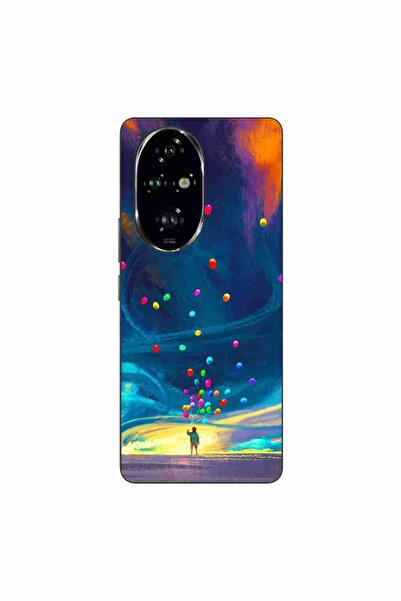 OEM Husa compatibila cu Honor 200 Pro Silicon Gel Tpu Model Baloane Univers