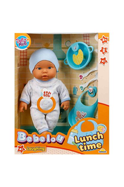 Dollz'n More Papusa Bebelou la masa, Dollz n More, Albastru, 35 cm