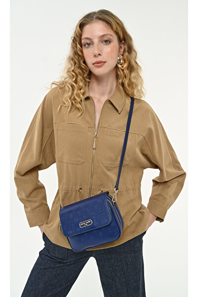 Pierre Cardin Midnight Blue 3-Compartment Women's Shoulder Bag