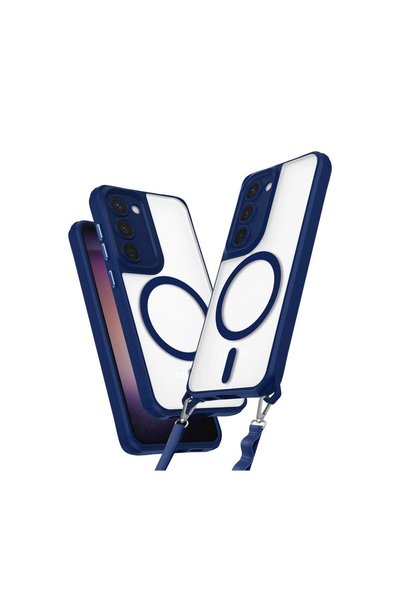 OEM Samsung Galaxy S23 Case Enka Magsafe Silicone Case - Navy Blue