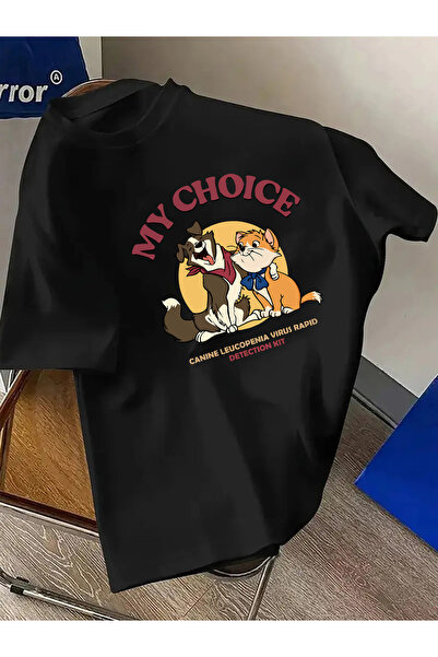 yiou trendy clothing تيشيرتات رجالية بتصاميم كرتونية للقطط والكلاب، تيشيرتات ...