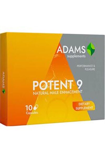 Adams Supplements Potent 9 Male Enhacement, 10 capsule