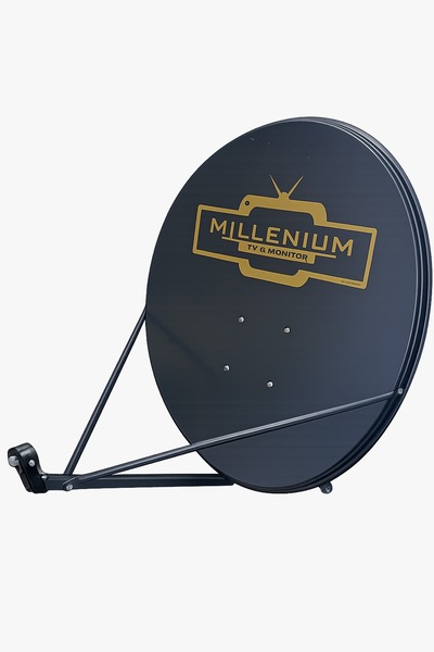 Millenium 70cm Çanak Anten Tekli LNB 20 Metre Anten Kablosu