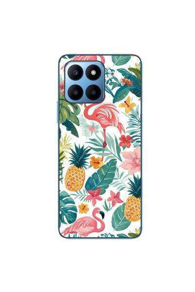 OEM Husa compatibila cu Honor X6 Silicon Gel Tpu Model Tropical Pattern