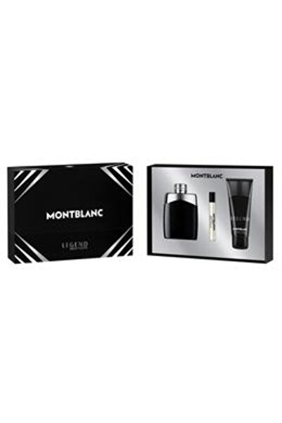 Mont Blanc Set Legend: Apa de Toaleta, 100 ml + Gel de Dus, 100 ml + Apa de T...